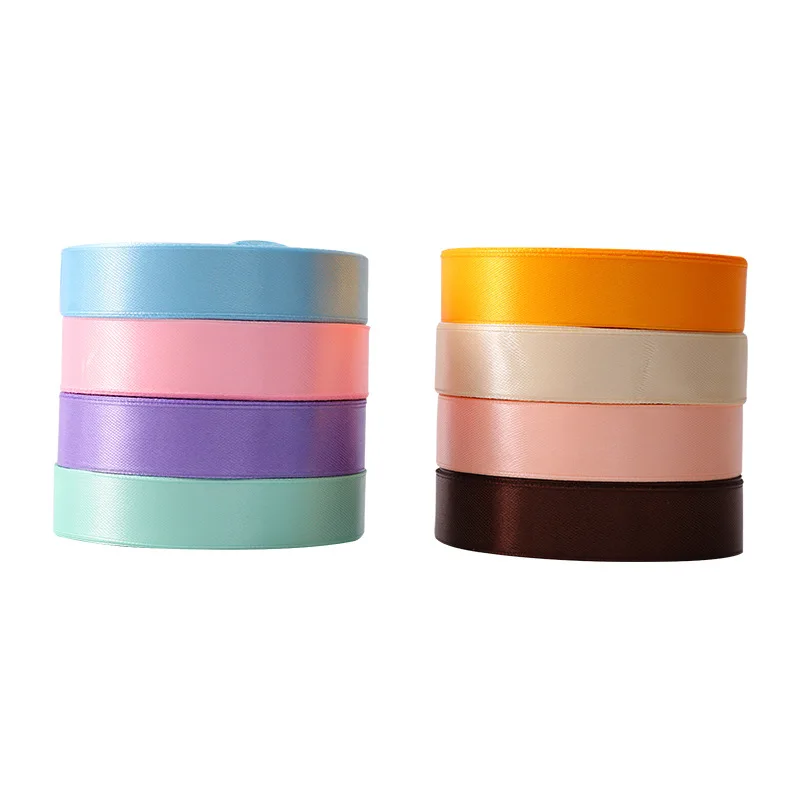 

Face Satin Ribbon Solid Color Ribbons for Handmade Craft Gifts Wedding Decoration