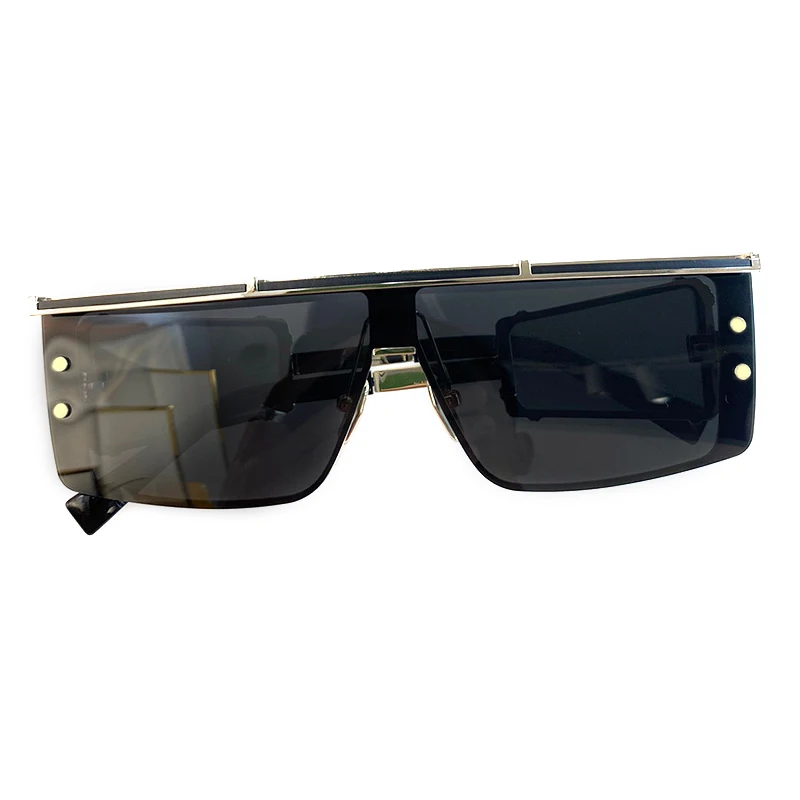 Luxury Women Sunglasses Brand Designer Rectangle Sun Glasses Summer Alloy Balck Female Eyewear UV400