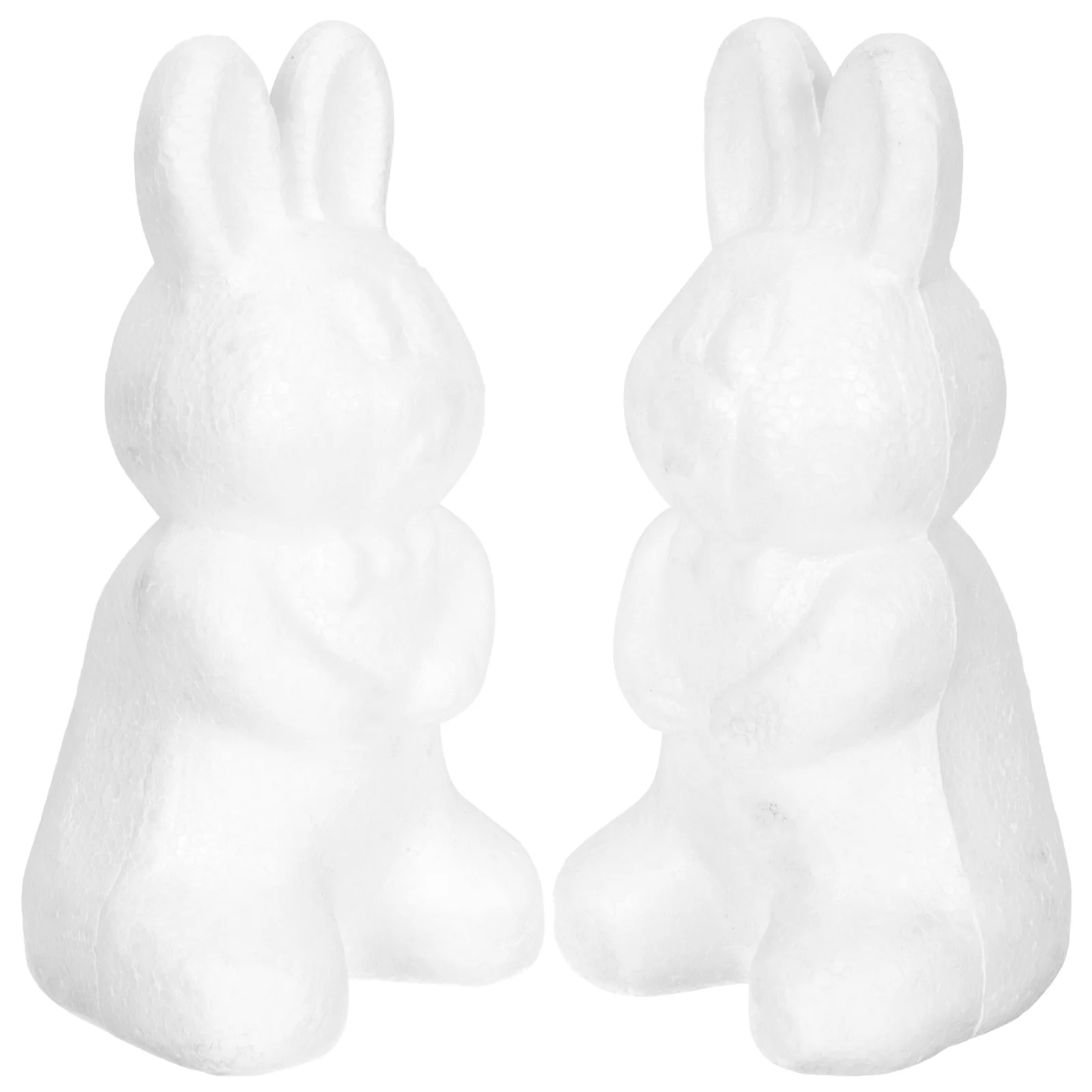

Styrofoam Rabbit Diy Craft Bunny White Shapes Polystyrene Model Animalshape Decor Chinese Crafts Flower Animals Mold Figurine
