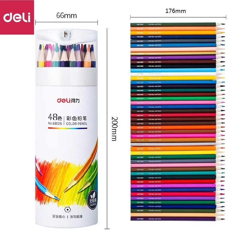 School Supplies With Built-in Sharpener Lapices Oil Colored 