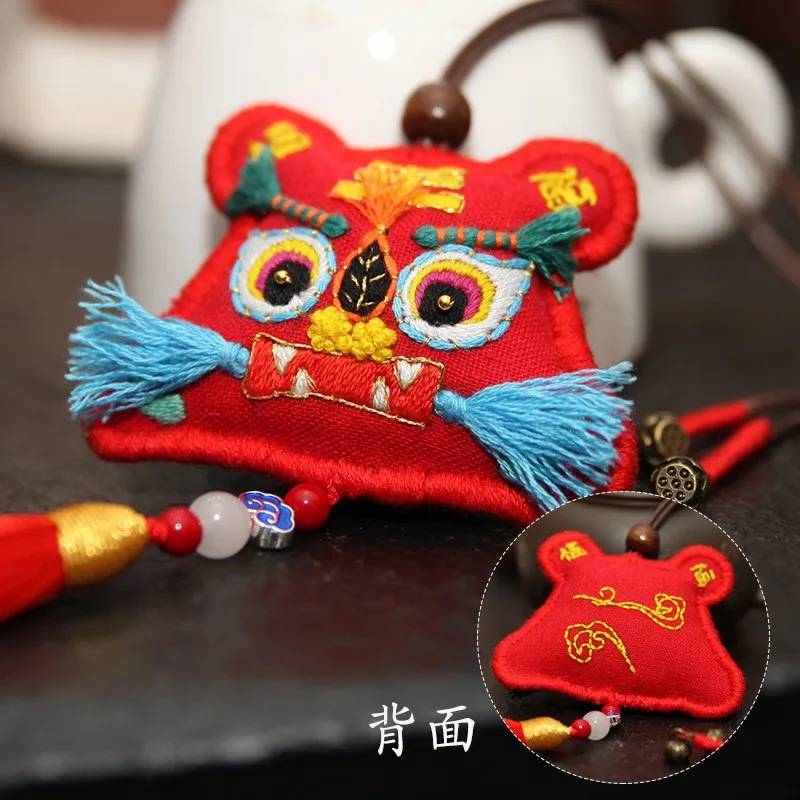 Традиционная китайская благословительная сумка ручной работы с вышивкой набор