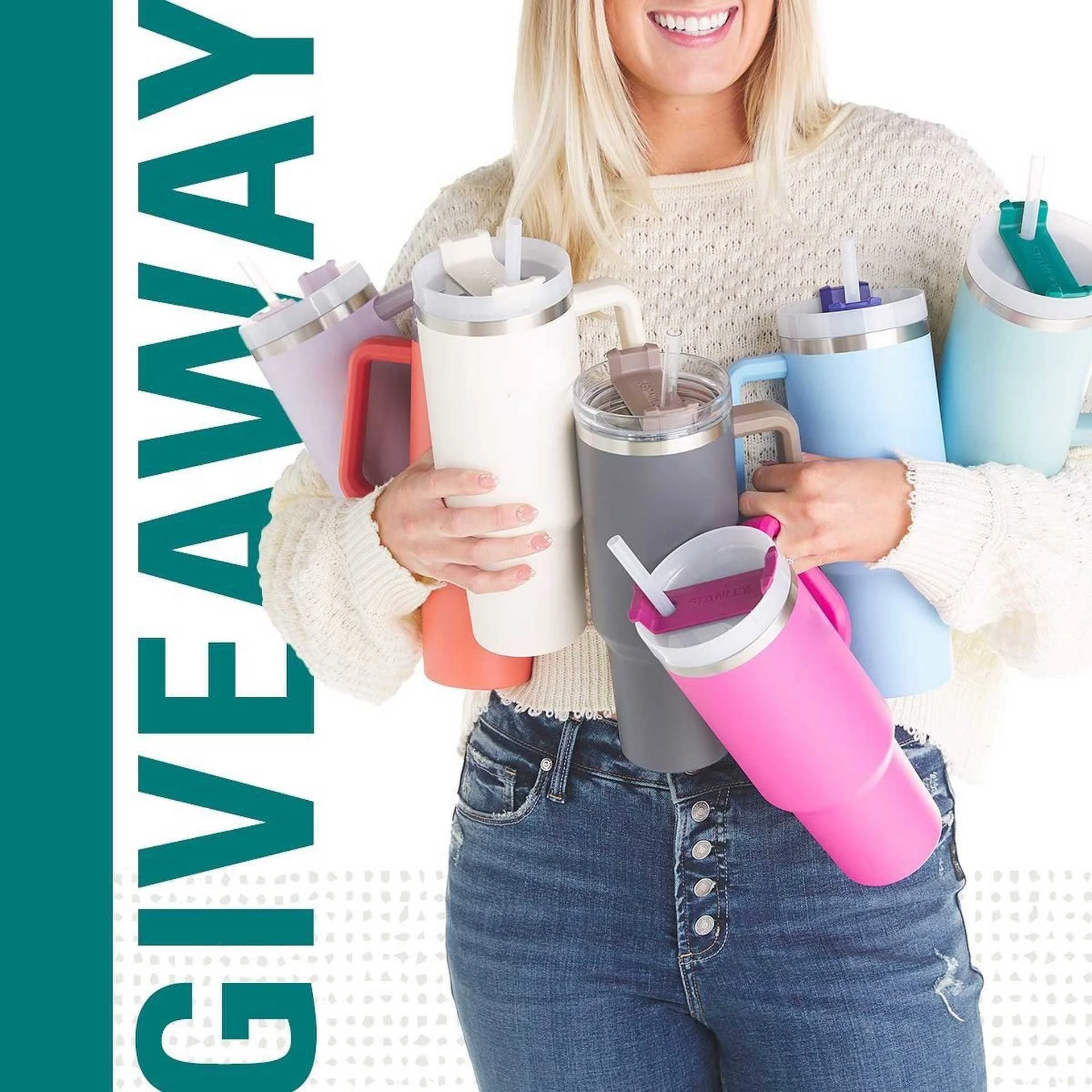 

New 40oz Stainless Steel Tumbler With Handle And Straw 40oz Car Cup Portable Travel Water Bottle Vacuum Cups Thermos Coffee Mug