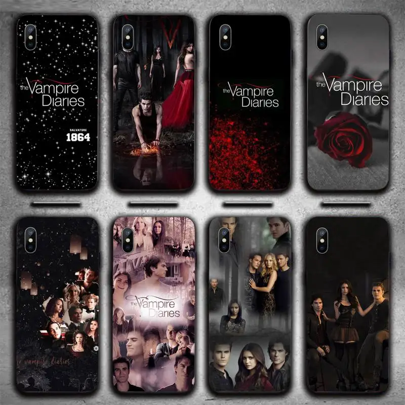 

TV series the Vampire Diaries Phone Case For iphone 12 11 13 7 8 6 s plus x xs xr pro max mini