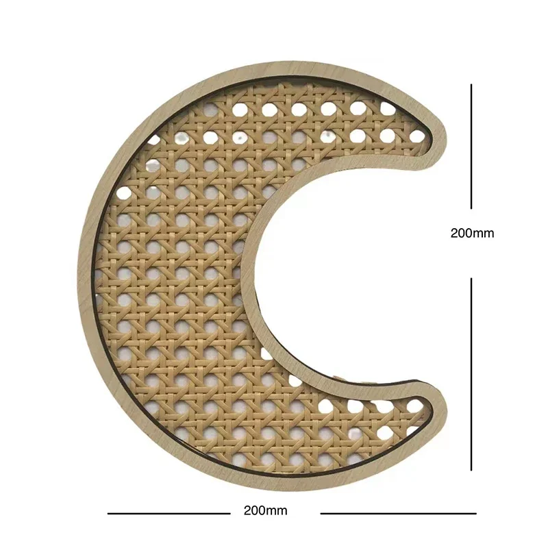

Деревянные ротанговые настенные украшения: радуга, луна, звезда
