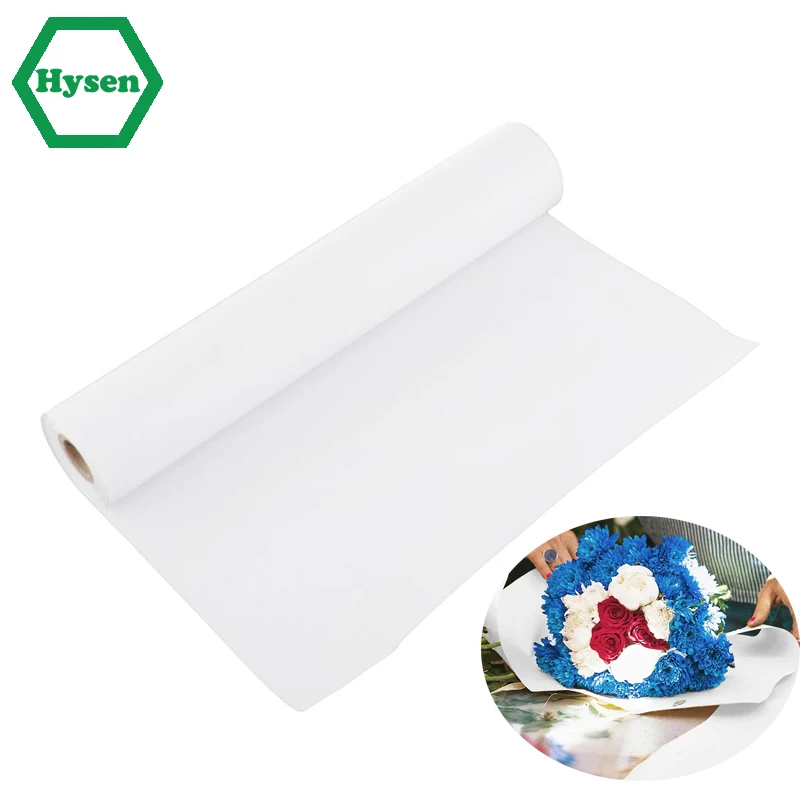 Hysen White Kraft Paper Roll Ideal for Gift Wrapping,Craft,Postal,Packing,Shipping,Parcel,Table Runner 100% Recycled Material