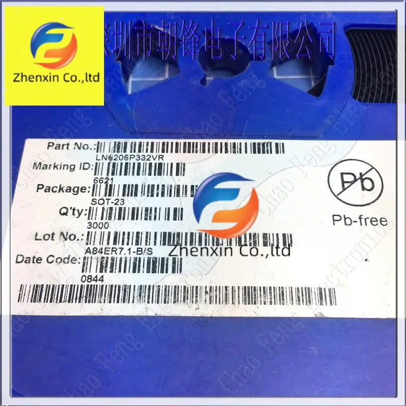 

100pcs original new LN6206P332VR LN6206P332 silk screen 662K SOT23-3