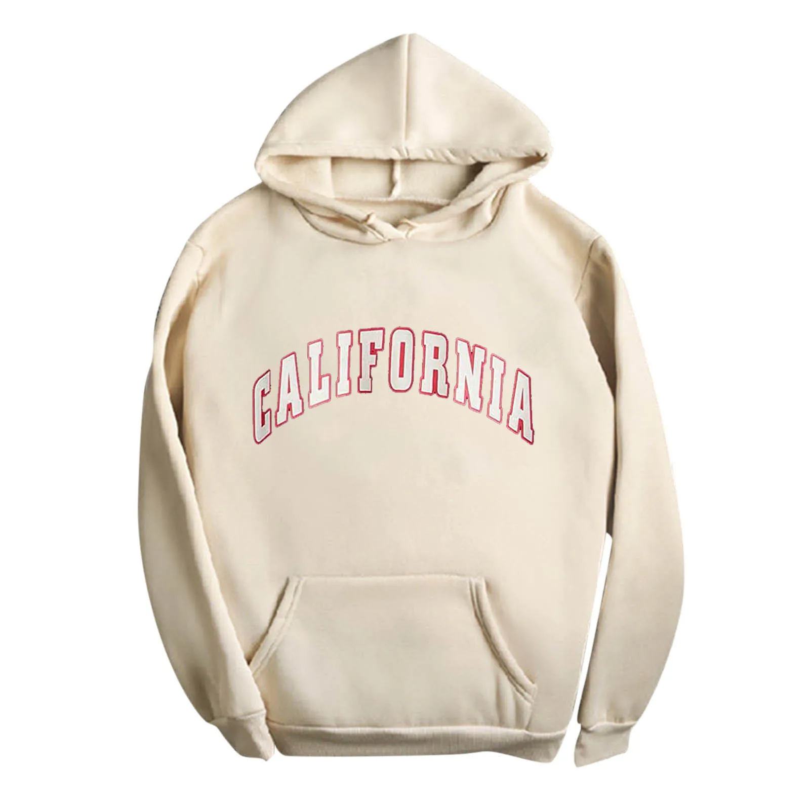 

Женская зимняя толстовка с капюшоном, повседневные топы с длинным рукавом и круглым вырезом и карманами, женские свитшоты, Женский свитшот ...