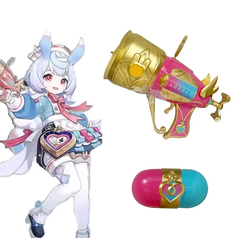 Genshin Impact Sigewinne реквизит для косплея пузырьковый пистолет Хэллоуина