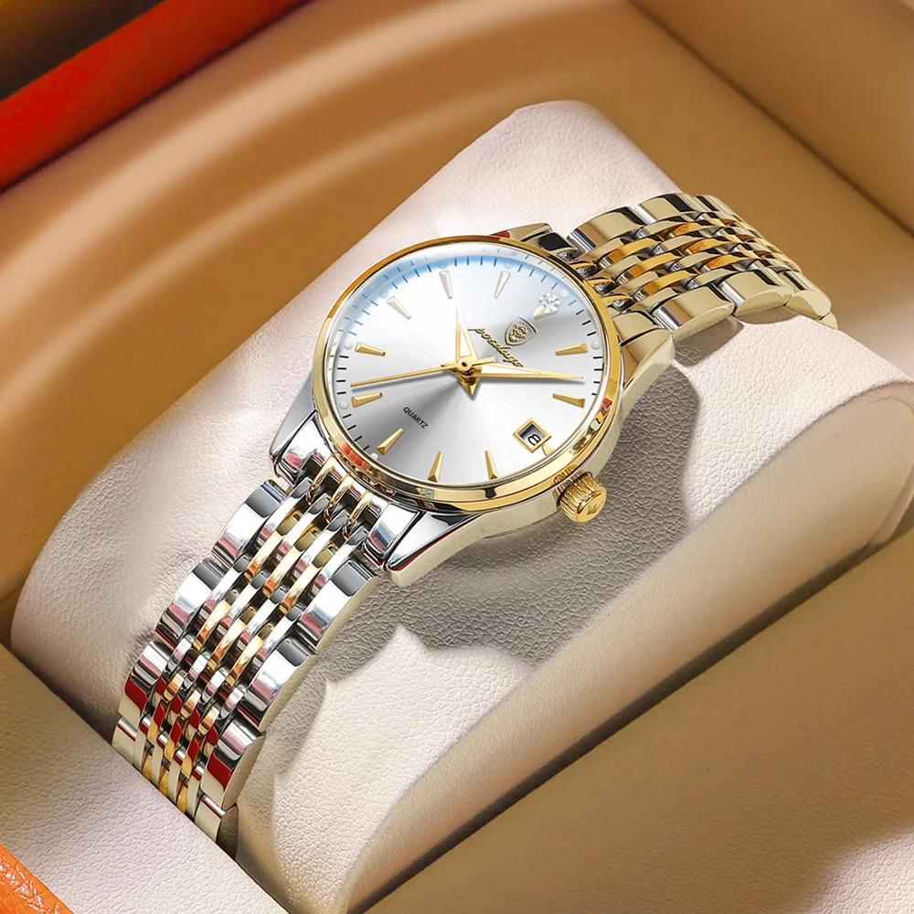 Watch for Women Luxury Quartz Women's Watches Fashion Business High Quality Push Button Hidden Clasp Women Wristwatch Girlfriend enlarge