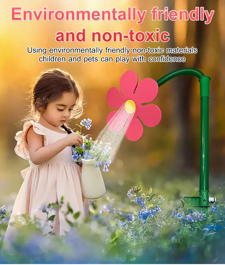 

Пластиковый разбрызгиватель подсолнечника, цветочное украшение для сада