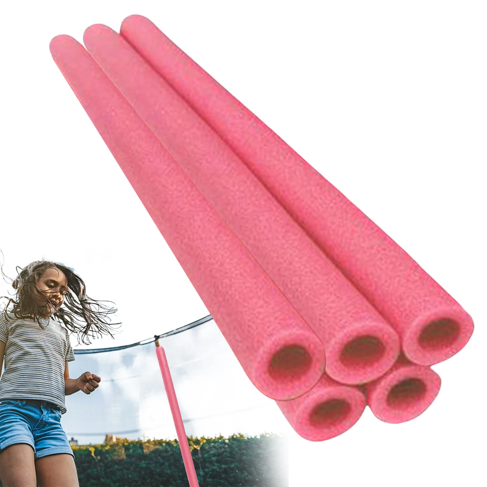 

Пенная накладка на батут, шланг из пены 40 см, для прыжков на кровати, перил, комплект трубок из поролона для забора