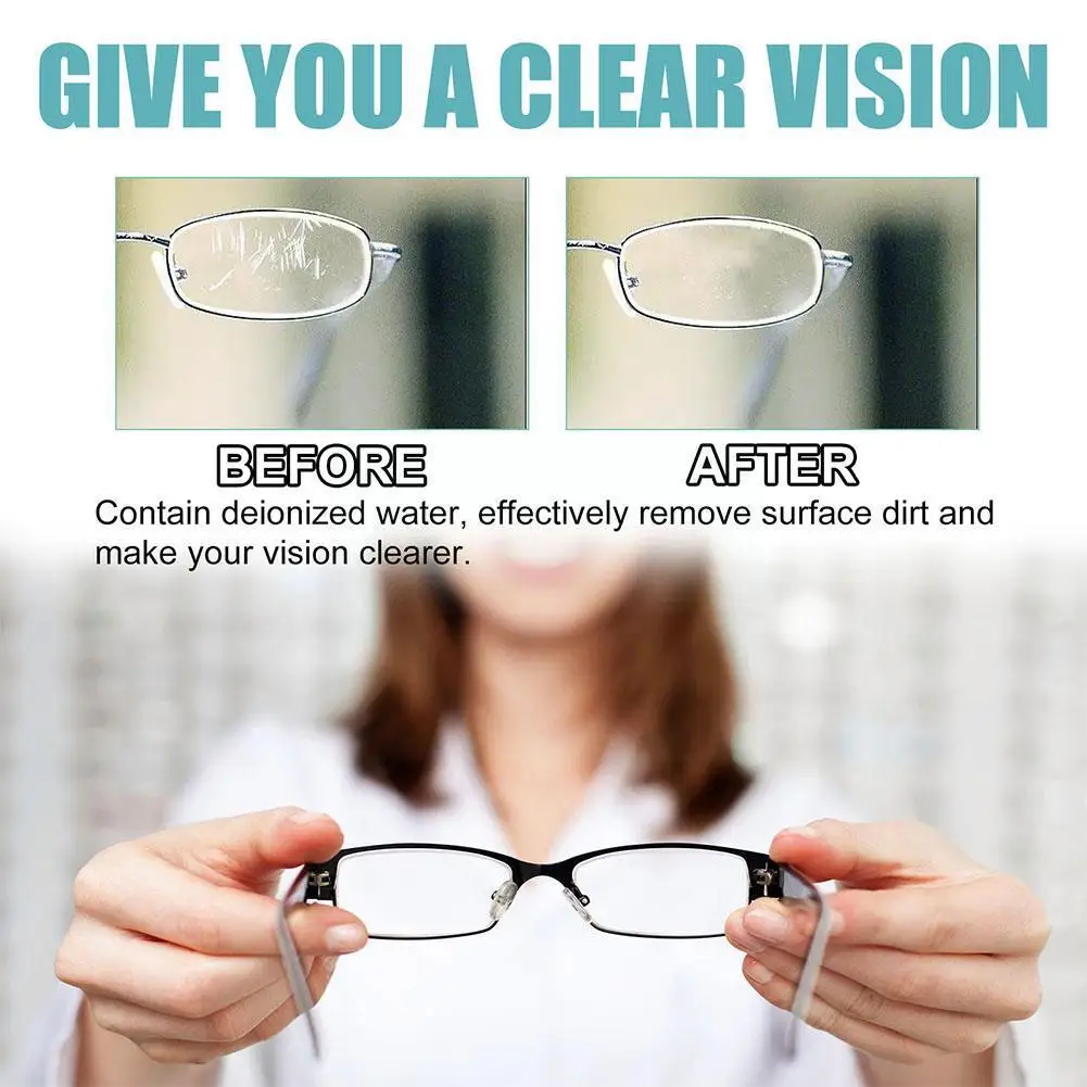 

100ML Glass Cleaner Lens Cleaner Glasses Cleaner Sunglasses Cleaning Supplies Eyeglass Bottle Solution Spray Eyewear Access G5V3