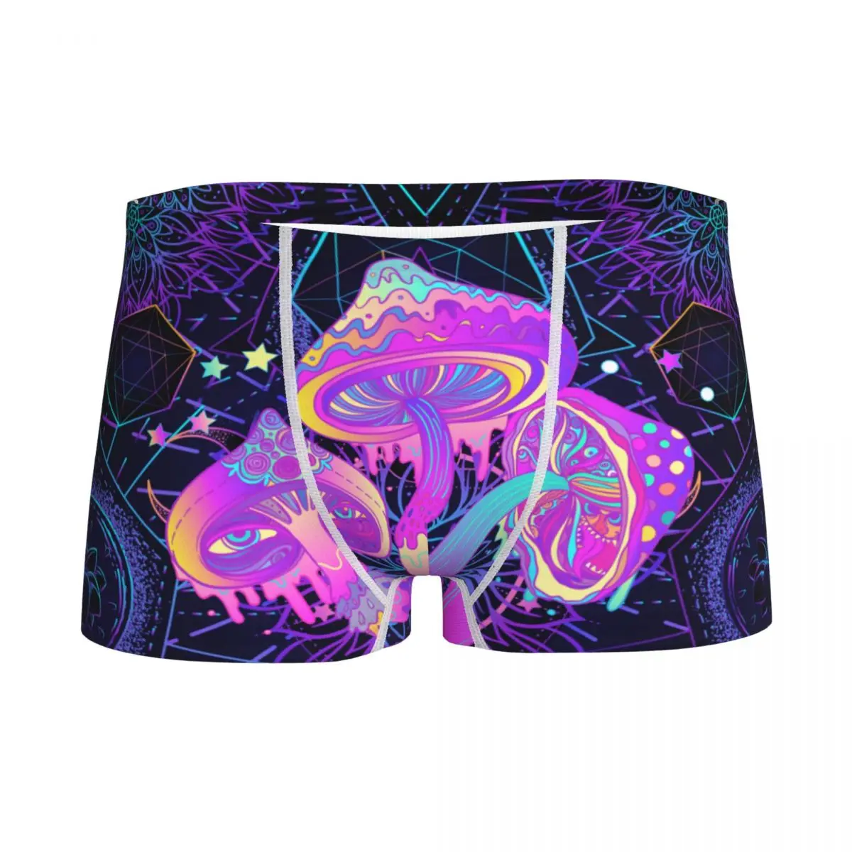 

Children Boys Underwear Psychedelic Magic Mushrooms Pattern Youth Panties Boxers Teenagers Cotton Underpants
