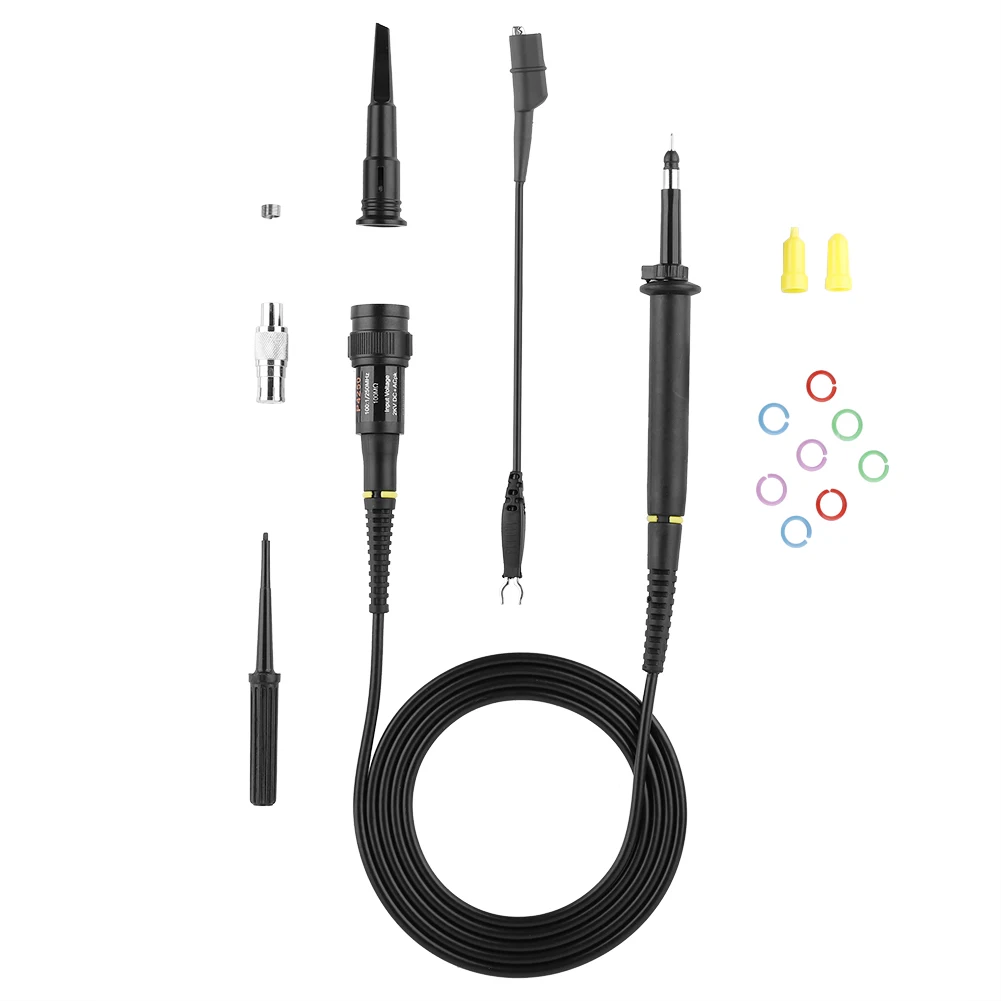 

P4250 Oscilloscope High-voltage Probe 100:1 2KV 250MHz Crocodile Clip BNC Test Lead Kit Probe§ Probe§