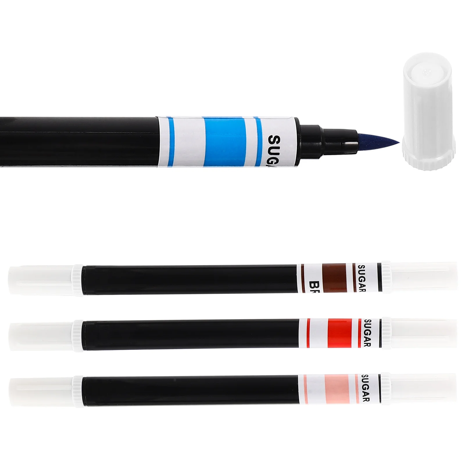 

4Pcs Colored Professional Coloring Markers Edible Markers for Coloring Cake Dessert