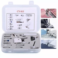 15pcsset sewing machine presser foot sewing machines domestic for janome brother sewing machine accessories cy 015 aa7049