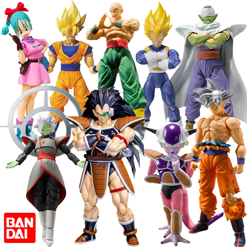 

Bandai Dragon Ball Z Anime Figure SHF Master Roshi Gohan Vegeta Son Goku Frieza Tien Piccolo Burter Buu Broli Son Gohan Hitto