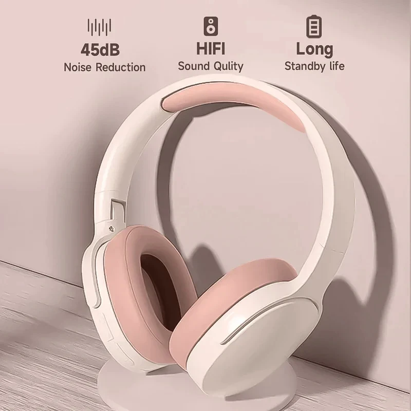 Фото Оригинальные беспроводные наушники P2961 Bluetooth модные 5,3 наушники для Samsung iPhone стерео HIFI гарнитура игровые наушники с микрофоном №1
