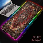 MRGBEST персидский ковер большой светодиодный RGB Освещение игровой коврик для мыши XL геймер Коврик для мыши Cs Go Beast для ПК компьютера