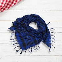 scarf unisex lightweight plaid pattern cotton keffiyeh scarf for winter