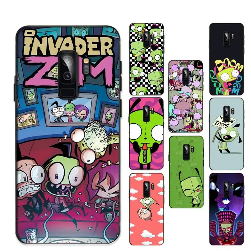 

TOPLBPCS Invader Zim Phone Case for Samsung S20 lite S21 S10 S9 plus for Redmi Note8 9pro for Huawei Y6 cover