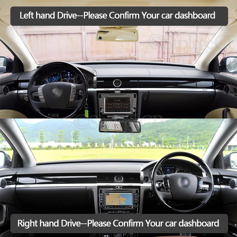 Нескользящий 3D коврик для Volkswagen VW Phaeton 2002 ~ 2016 накладка на приборную панель