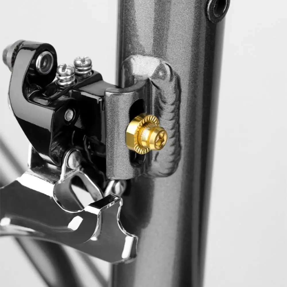 Крепежный винт для переднего колеса велосипеда из титанового сплава полумесяц