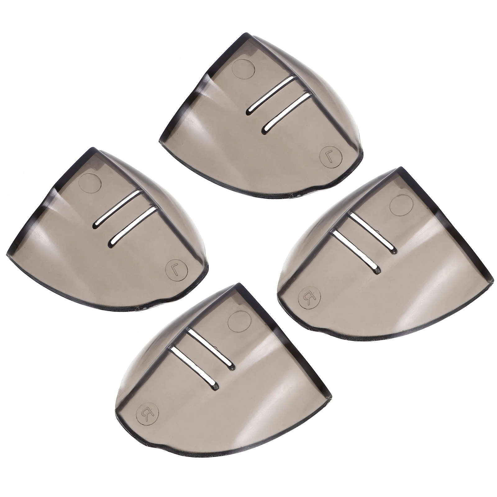 2 пары очков защитные очки крылья полезная защита для (темно-коричневый)