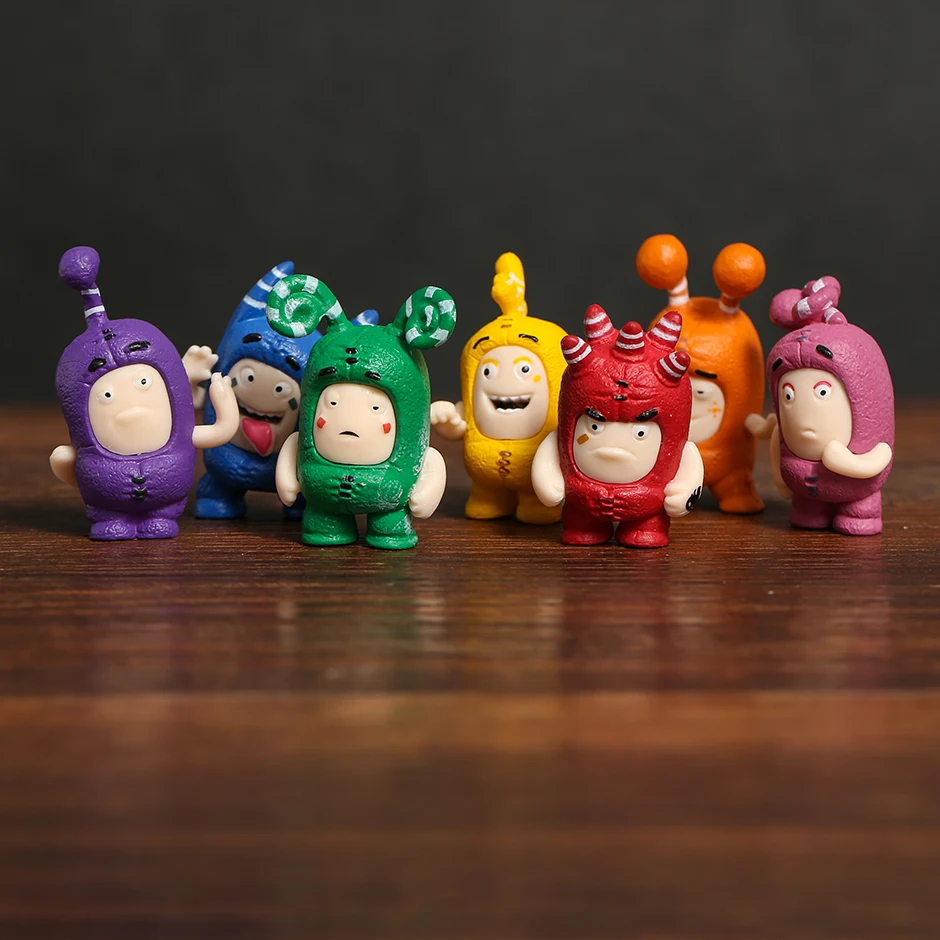 

Игрушки Oddbods, коллекционные, из ПВХ, 7 шт./набор