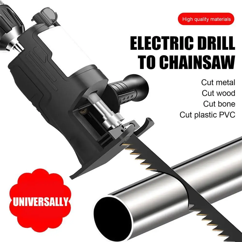 

Electric Drill Modified To Electric Saws Reciprocating Saw Adapter Accessory Electric Saws Drill To Jig Saws Wood Cutting Tools