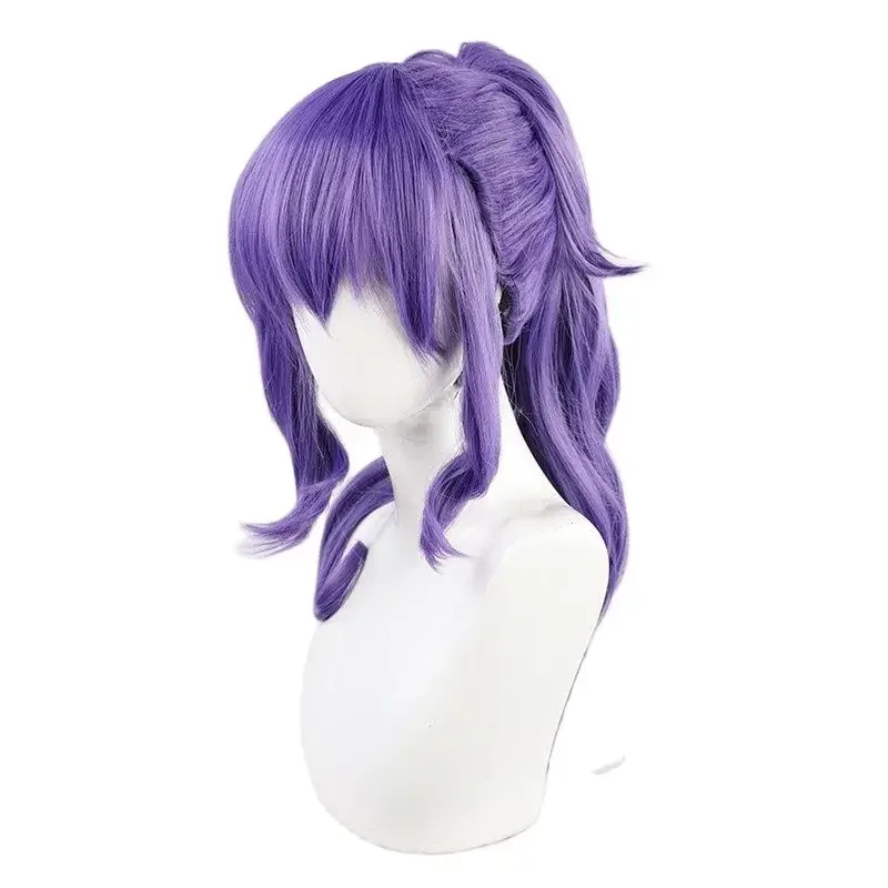 Asahina Mafuyu Косплей Парик Проект SEKAI ЦВЕТНАЯ СЦЕНА! Вьющиеся фиолетовые термостойкие