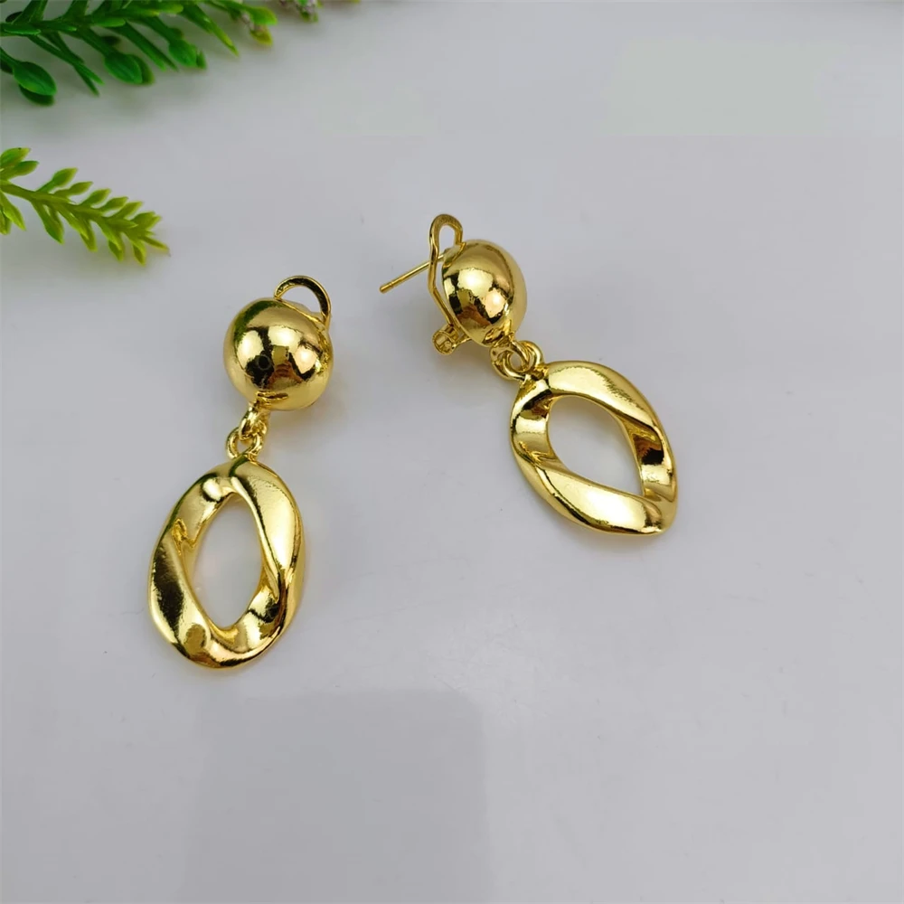 Женский комплект из колье и браслета нержавеющей стали