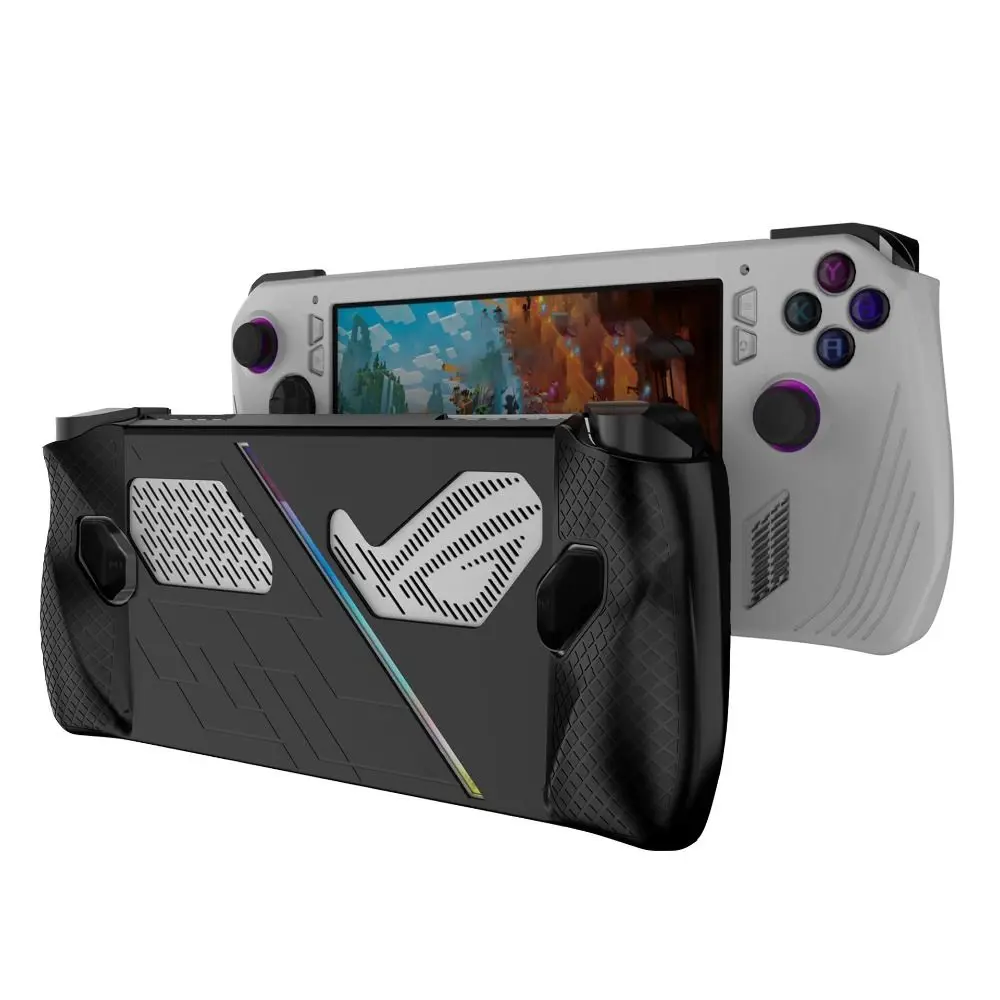 Фото Силиконовый Защитный Чехол Для Портативной Консоли ASUS ROG Ally, Мягкая Противоударная Рамка, Игровые Аксессуары №1