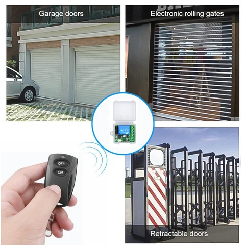 Пульт дистанционного управления для умного дома, 433 МГц, 12 в пост. Тока, 1 канал