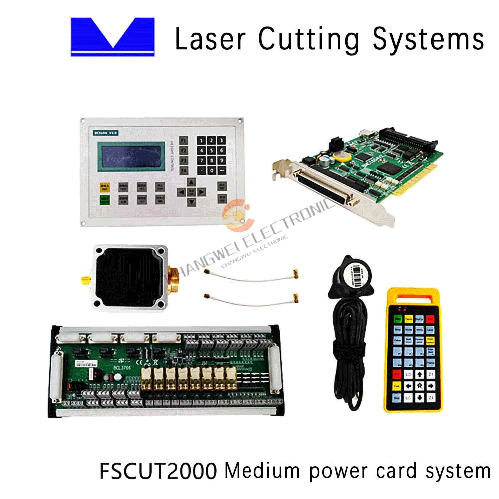 

Friendess FSCUT 2000C Smart Laser Cutting Machine Control System 0-6KW BCS100+BMC1604+FSCUT2000 For Metal Cutting Controller