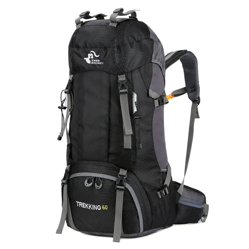 

60L Hiking Bags Waterproof Lightweight Camping Backpack Load-bearing Strong Capacity Storage Outdoor Sports Convenient Supplies