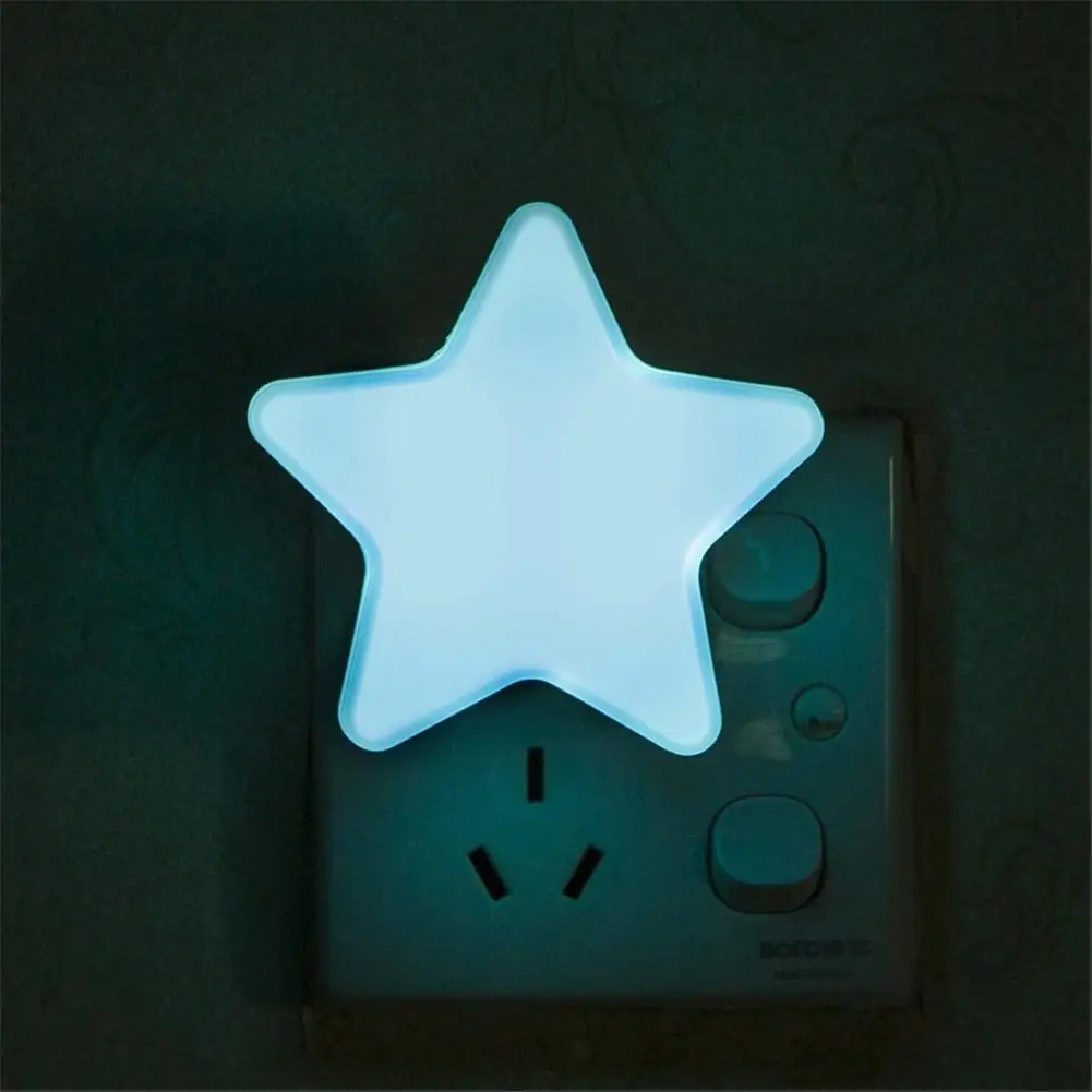 

Induction Mini Star Shape Led sensor Control Night Light For Kids Bedroom Baby Sleep Light Low Power Consumption Bedside Lamp