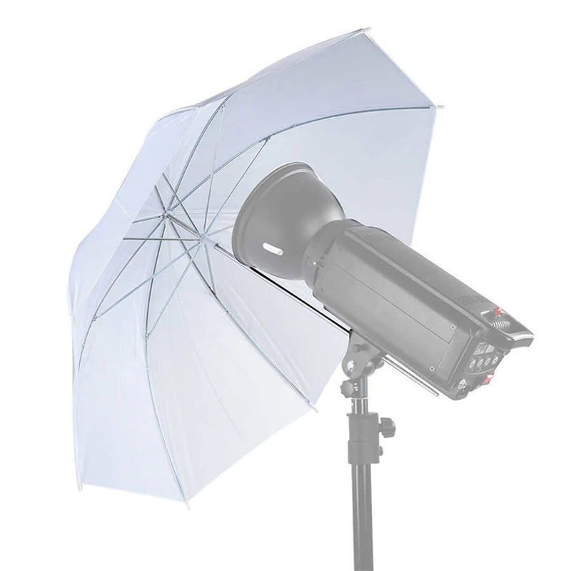 

20 Inch Photography Studio Flash Diffuser White Portable Translucent Soft Light Photo Umbrella Camera Accessories Soft Umbrella
