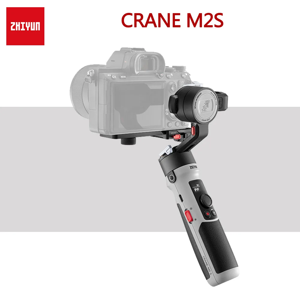 

Original ZHIYUN CRANE M2S Stabilizer For Mirrorless Camera Smartphone Lightweight Portable 3-Axis Gimbal Handheld For Video