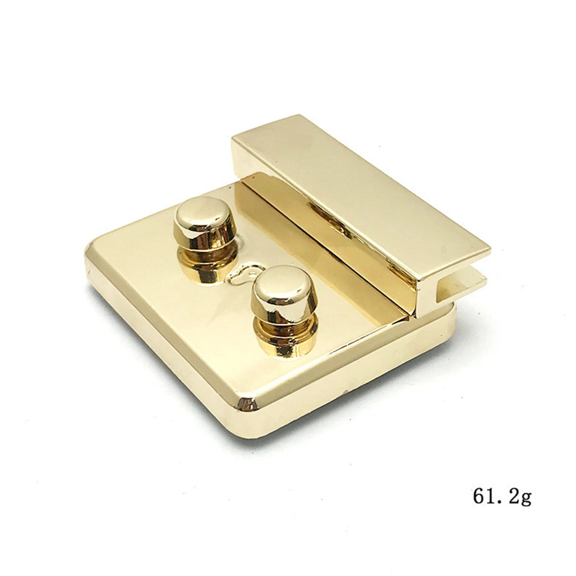 

20 Pcs Machine Bag Lock Metal Turn Lock Twist Lock Zinc Alloy Die-casting Press Lock Buckle Clasp For Leather Craft Light Gold