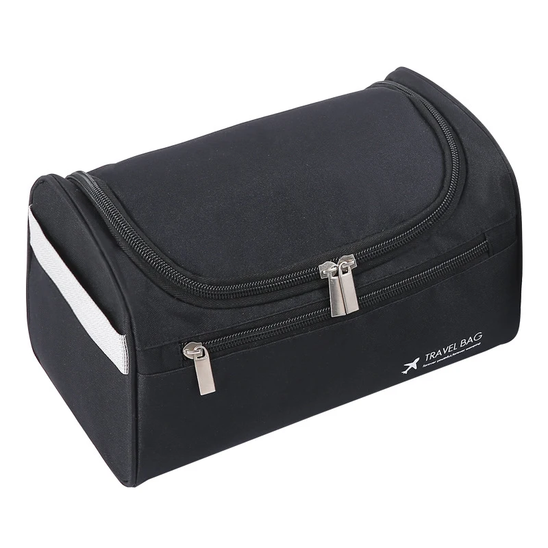 Fashion New Polyester Men Business Portable Storage Toiletries Organizer Women Travel Cosmetic Bag Hanging Waterproof Wash Pouch