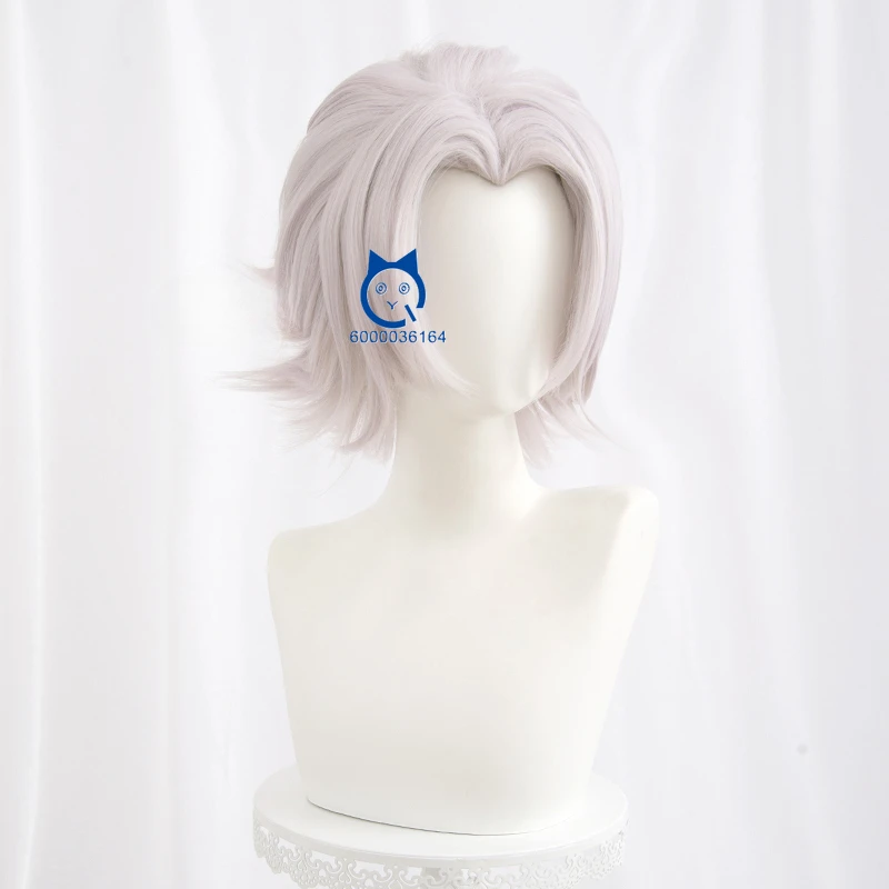 Honor of Kings Аниме Яо Лидер продаж Косплей Розовый Серебристый Короткий парик 32 см