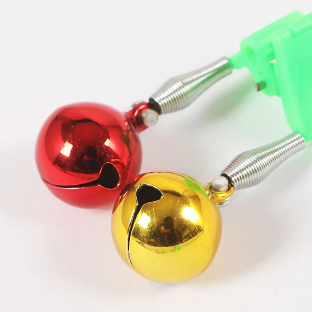 1 шт. Профессиональный винтовой колокольчик с пружиной, пластиковый зажим, рыболовный колокольчик 5*3,2 см/5*4,8 см/5,4*4 см/5,4*4 см, рыболовная сигнализация, двойной Звонок