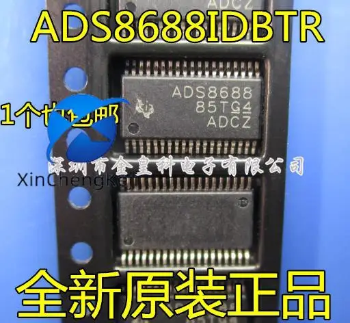 2pcs original new ADS8688IDBTR TSSOP ADS8688IDB ADS8688 Digital to Analog Converter