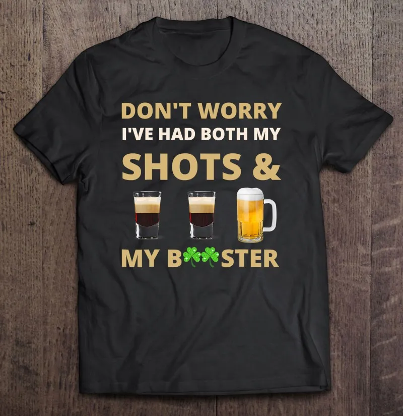 

Футболка большого размера на День Св. Патрика, с надписью «не волнуйтесь»