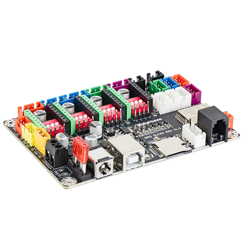 Makerbase MKS DLC32 MAX фрезерный станок с ЧПУ, лазерный гравировальный станок, 4-осевой контроллер, материнская плата для лазерного гравера для работы по дереву TMC2209 (art.: 3920cb49b5ef2) - 3920cb49b5ef2