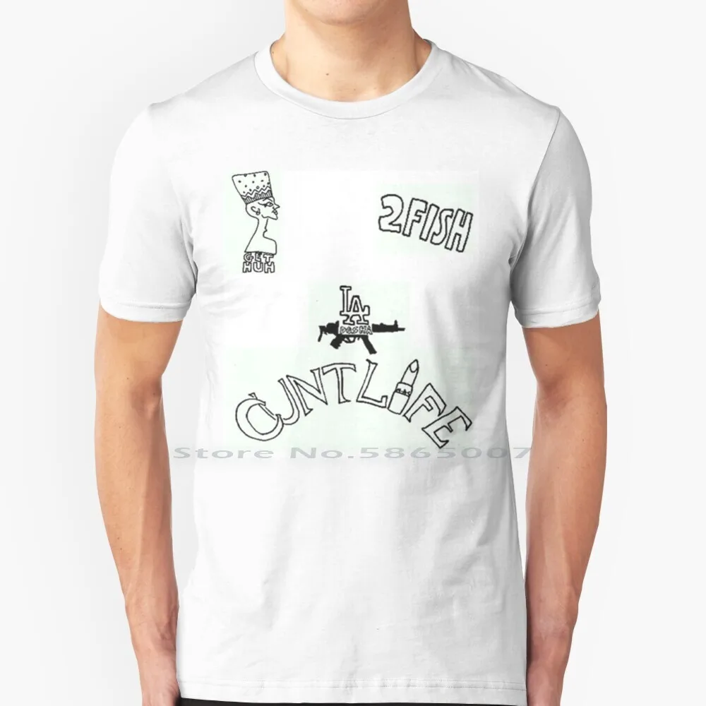 

- Tattoo T Shirt 100% Cotton Riri Shakur 2pac Shakur Nigga Rap Hip Hop Phone Cover Young Thug Thug Life Tattooist La Big Size