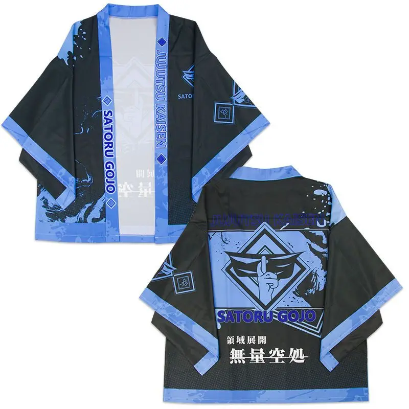 Кимоно Satoru Gojo для женщин и мужчин рубашки-кардиганы юката косплей хаори уличная