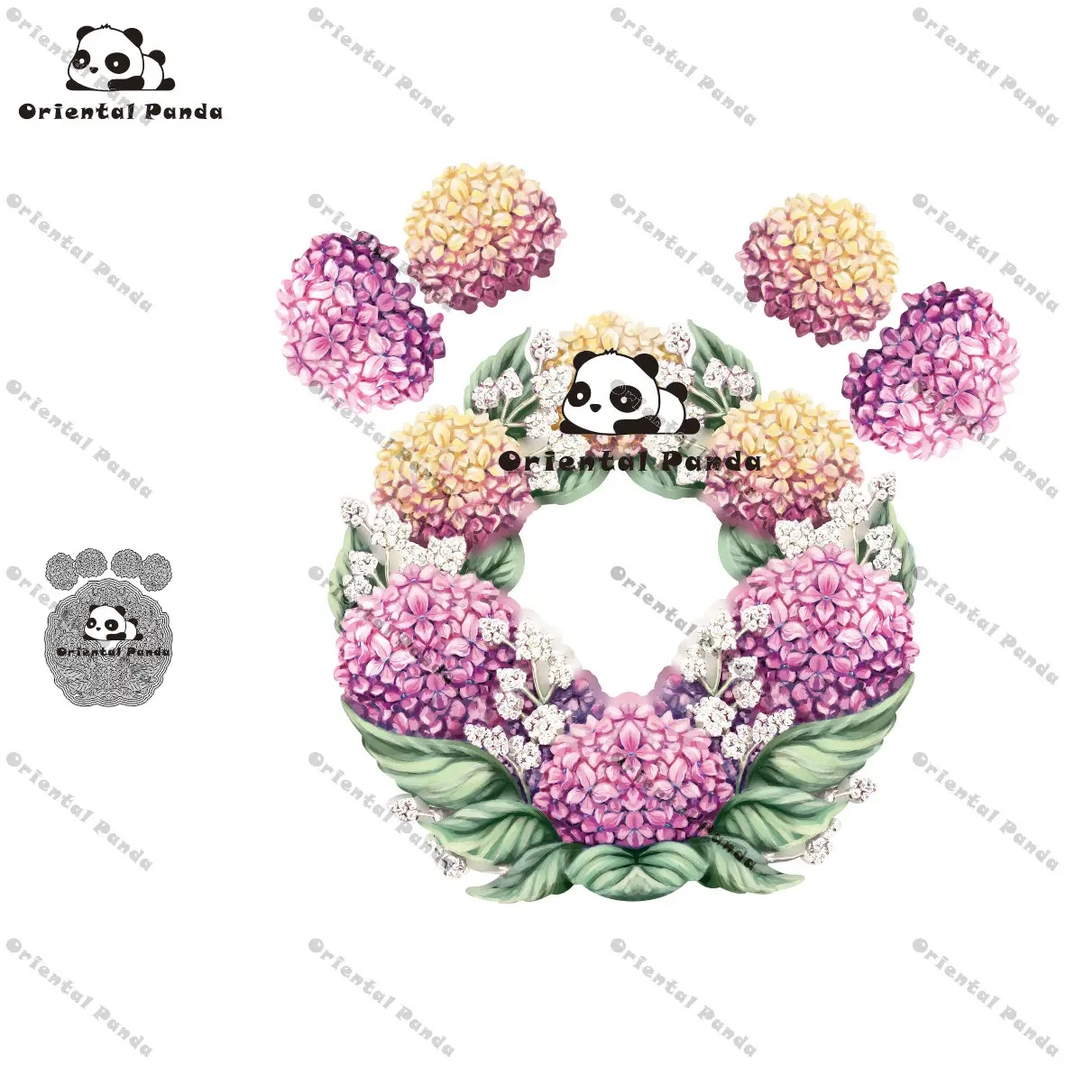 

New mold 2022 DIY healthy Hydrangea process metal mold