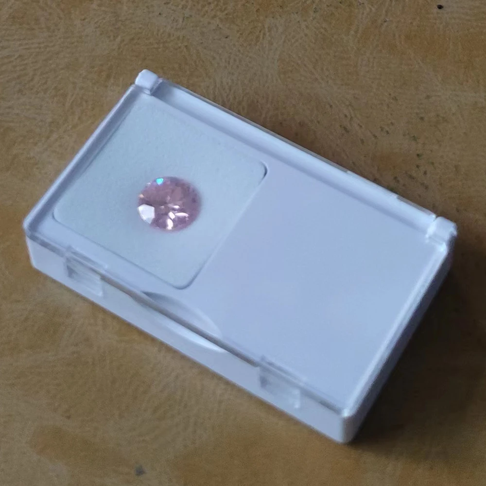 Acrylic Gems Storage Box Gemstone Display Case Rhinestone Jewelry Gift Packaging Box Diamond Stone Carrying Box Wholesale